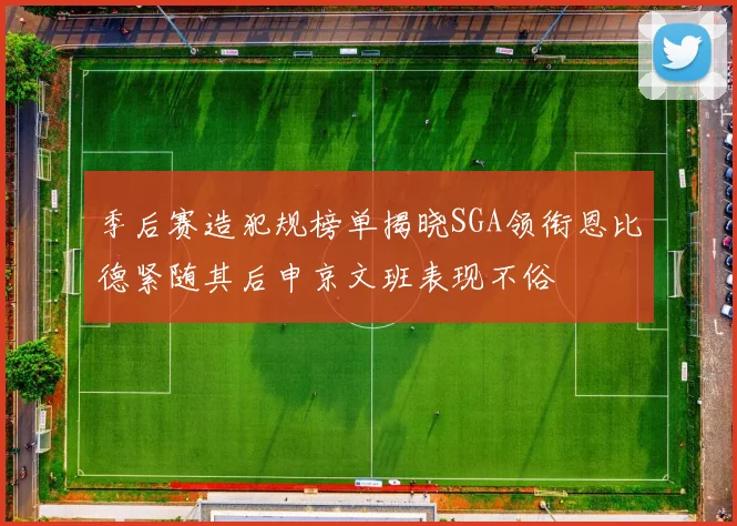 季后赛造犯规榜单揭晓SGA领衔恩比德紧随其后申京文班表现不俗